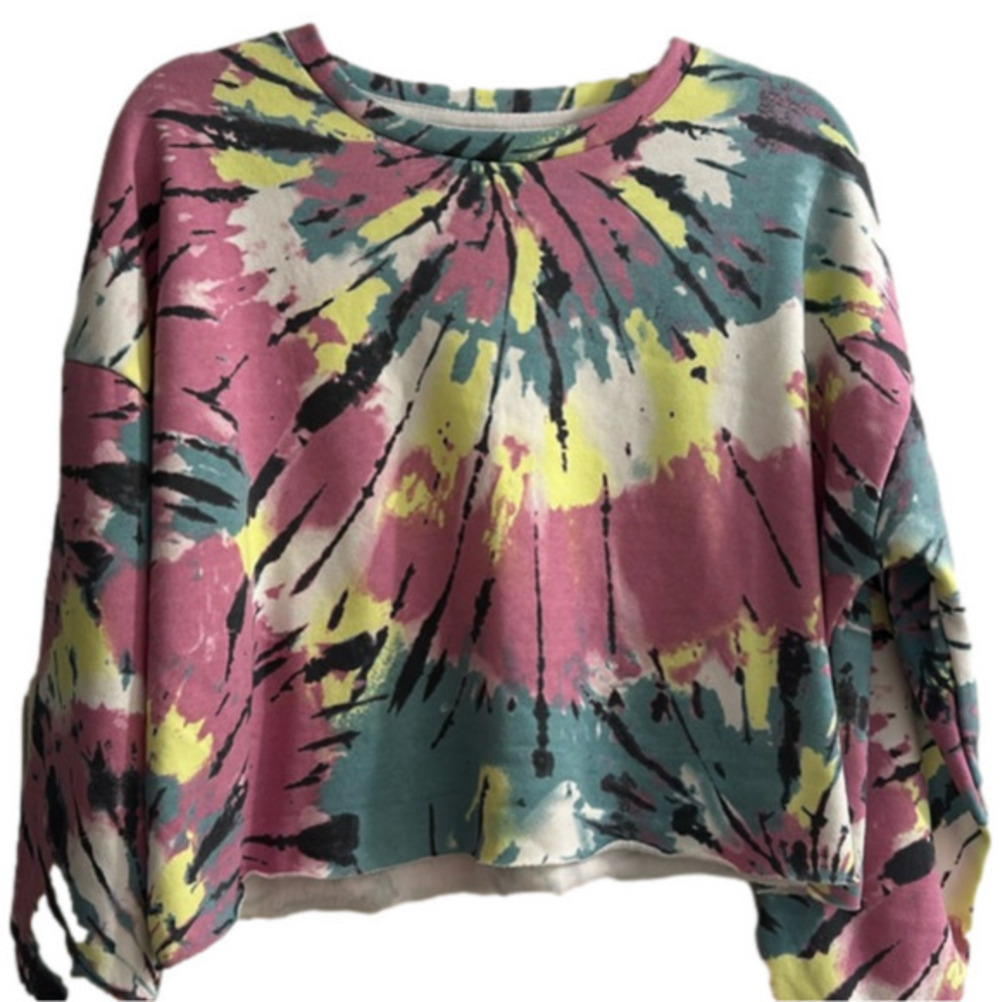 Cropped crewneck